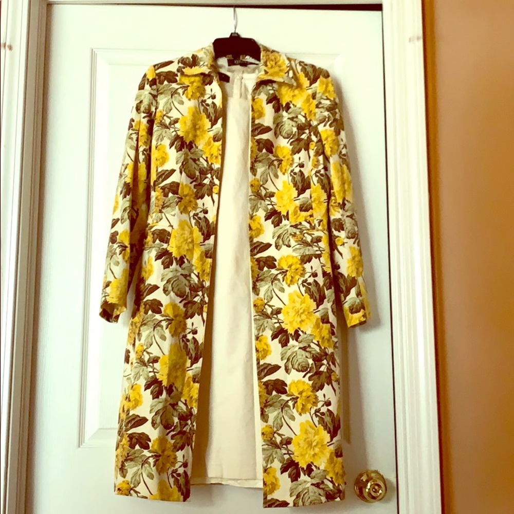 Kasper Suit-  2 Piece Set - Floral coat